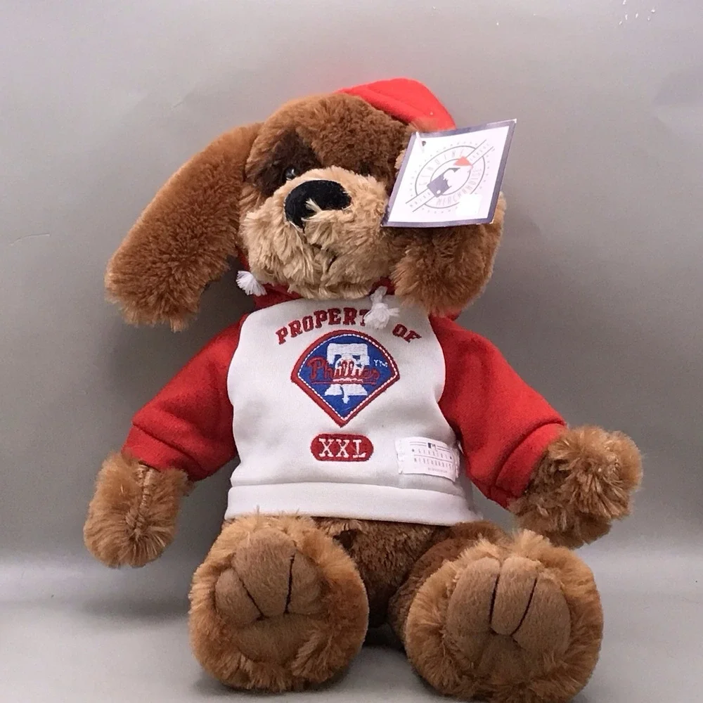 Major League Baseball  Good Stuff Bear Property Of Philadelphia Phillies XXL - Picture 2 of 5